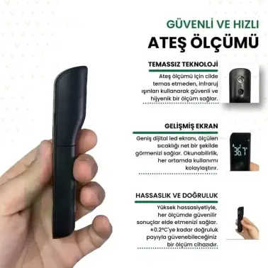 Airbee Temazsız Dijital Termometre Axd-202