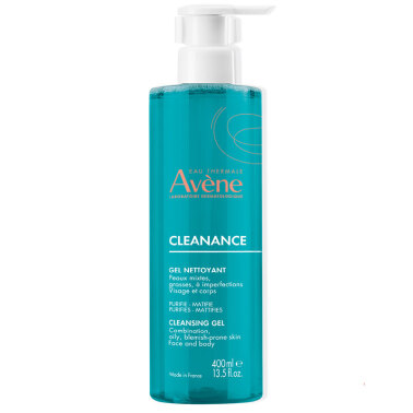 Avene Cleanance Gel Nettoyant 400 ml Yağlı Ciltler İçin Temizleyici