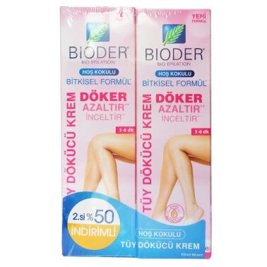 Bioder Tüy Dökücü Krem Bio-Epilation Kadınlar için 100 ml 2 Adet