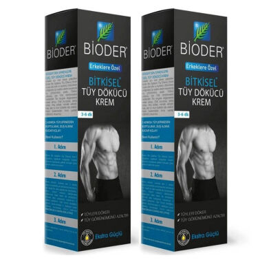 Bioder Tüy Dökücü Krem Erkek 100 ml 2'li