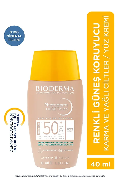 Bioderma Photoderm Nude Touch SPF50+ Light 40 ml - 2