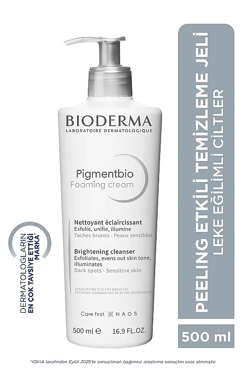 Bioderma Pigmentbio Foaming 500 ml Yüz Temizleme Kremi - 2