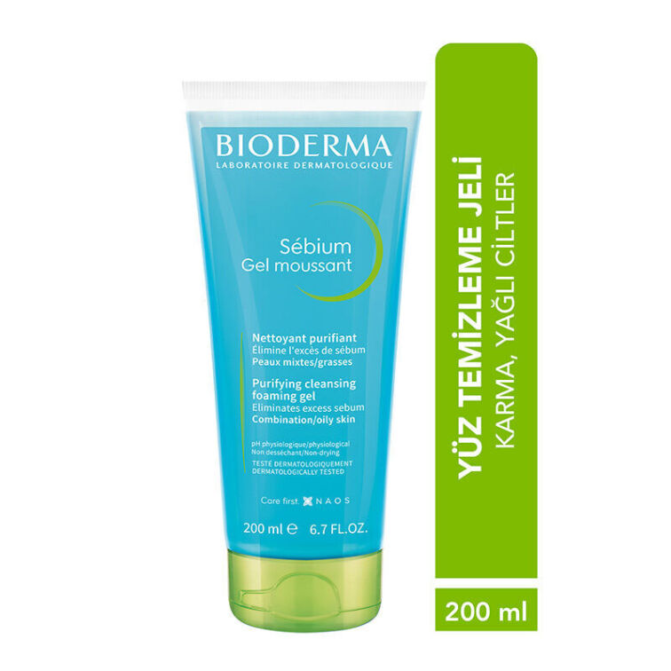 Bioderma Sebium Foaming Temizleme Jeli 200 ml - 1