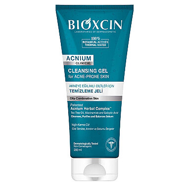 Bioxcin Acnium Sebum Dengeleyici 200 ml Yüz Temizleme Jeli