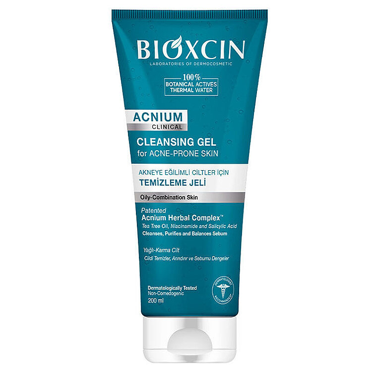 Bioxcin Acnium Sebum Dengeleyici 200 ml Yüz Temizleme Jeli - 1