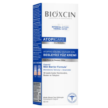 Bioxcin Atopicare Atopi Eğilimli Ciltler için Besleyici Yüz Kremi 50 ml