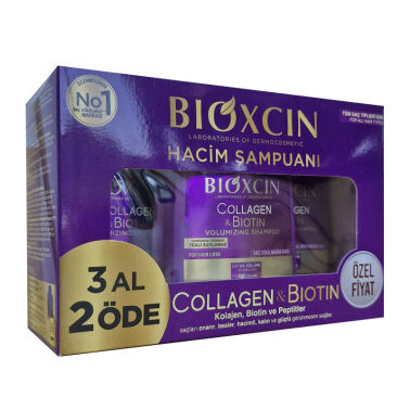 Bioxcin Collagen & Biotin Hacim Şampuanı 300 ml - 3 Al 2 Öde