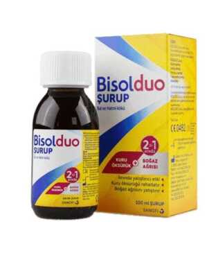 Bisolduo Bal ve Hatmi Kökü Kuru Öksürük Şurubu 100 ml