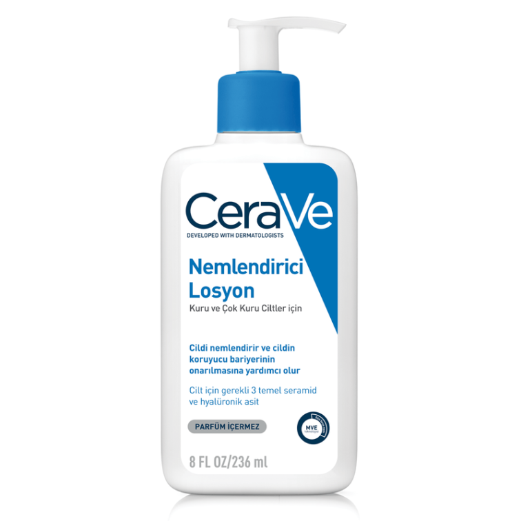 CeraVe Nemlendirici Yüz ve Vücut Losyonu-Seramid Ve Hyalüronik Asit İçerikli 236 ml - 1