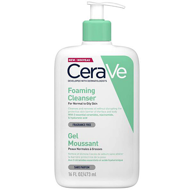 Cerave Normal Ve Yağlı Ciltler İçin Köpüren Temizleyici 473 ml - 1