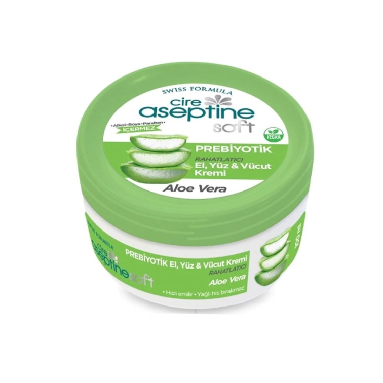Cire Aseptine Aloe Vera Özlü Prebiyotik Krem 100 ml - 1