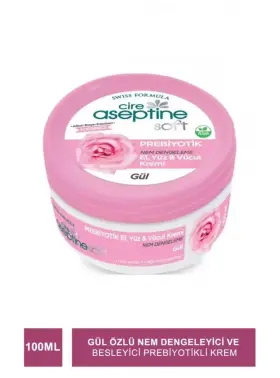 Cire Aseptine Soft Prebiyotik Gül El Yüz ve Vücut Kremi 100 ml
