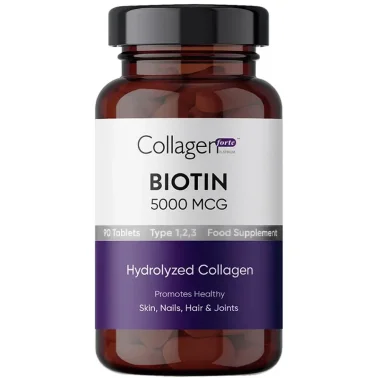 Collagen Forte Platinum Biotin Kolajen 5000 mcg 90 Tablet
