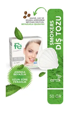 Fe Smokers Naneli Diş Tozu 50 G