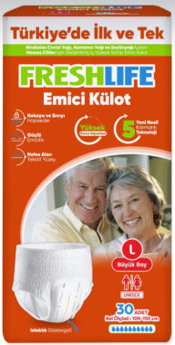Freshlife Emici Külot Büyük Boy L 30'lu Hasta Bezi