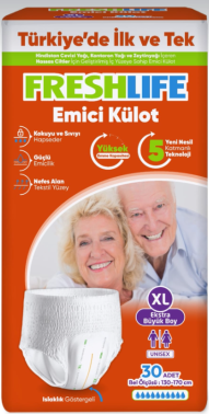 Freshlife Emici Külot Ekstra Büyük Boy XL 30'lu Hasta Bezi
