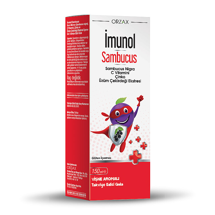Orzax Ocean İmunol Sambucus Şurup 150 ml - 1