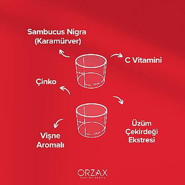 Orzax Ocean İmunol Sambucus Şurup 150 ml - 4