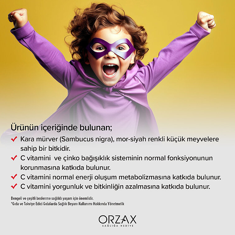 Orzax Ocean İmunol Sambucus Şurup 150 ml - 5