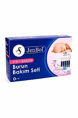 Jenbol Baby Burun Bakım Seti 10 Flakon Serum Fizyolojik 5 Yedek Uç 1 Aspiratör