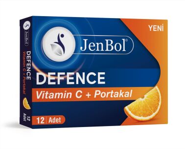 Jenbol Defence Vit.C+Portakal Pastil 12 Drops