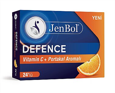 Jenbol Defence Vit.C+Portakal Pastil 24 Drops