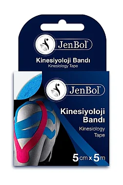 Jenbol Kinesiology Tape Ağrı Bandı 5 cm x 5 m - Mavi