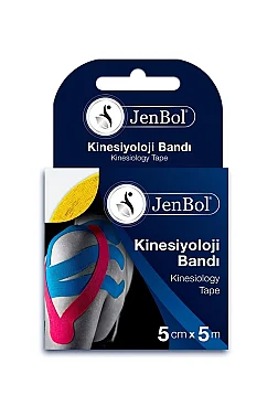 JenBol Kinesiyoloji Ağrı Bandı 5cm x 5m Sarı