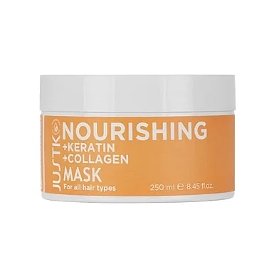 JustK Besleyici Keratin ve Kolajen Saç Maskesi – 250 ml