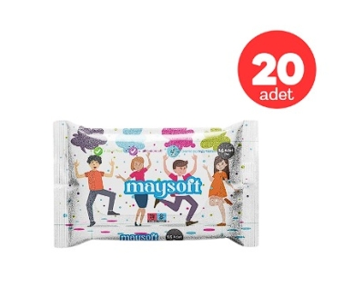 Maysoft Cep Boy Islak Mendil 15'li 20 Adet