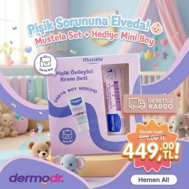 Mustela Pişik Önleyici Krem 100 ml Set + Çanta Boy Hediye