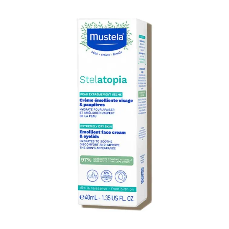 Mustela Stelatopia Emollient Face Cream Yüz Kremi 40 ml - 1