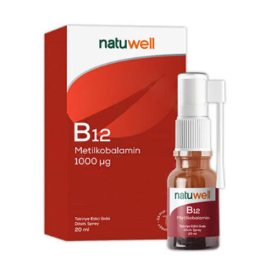 Natuwell B12 Metilkobalamin 1000 mcg 20 ml Sprey