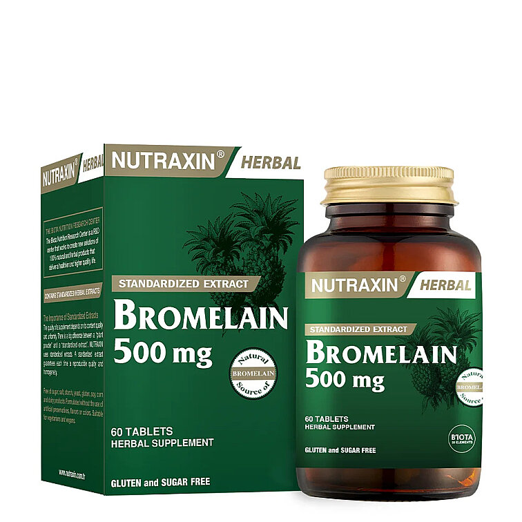 Nutraxin Bromelain 60 Kapsül - 1