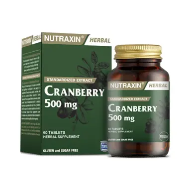 Nutraxin Cranberry 500 mg Takviye Edici Gıda 60 Tablet - 6