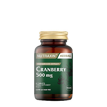 Nutraxin Cranberry 500 mg Takviye Edici Gıda 60 Tablet - 2