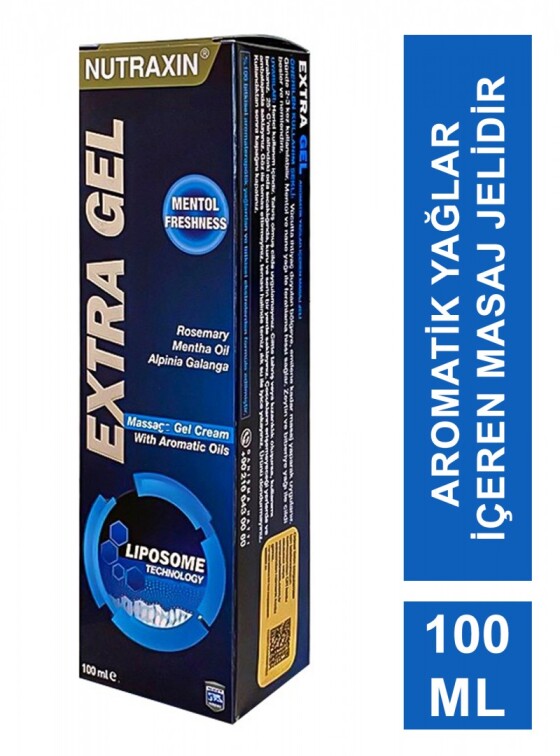 Nutraxin Extra Gel Mentol Ferahlığı Masaj Jeli 100 ml - 5