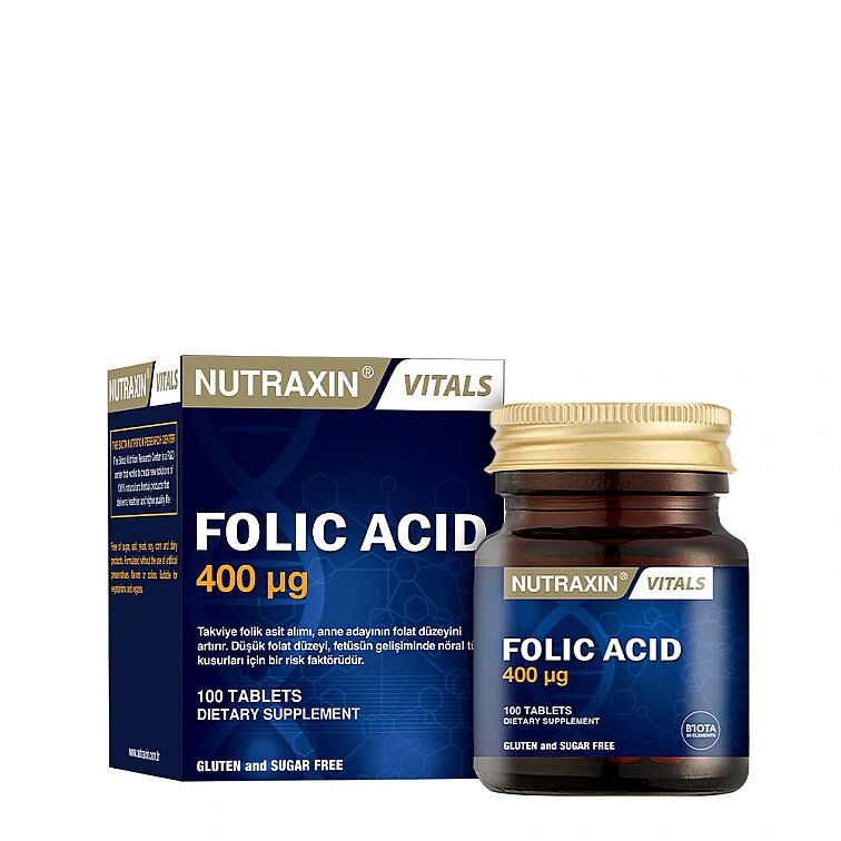 Nutraxin Folic Acid 100 Tablet - 1