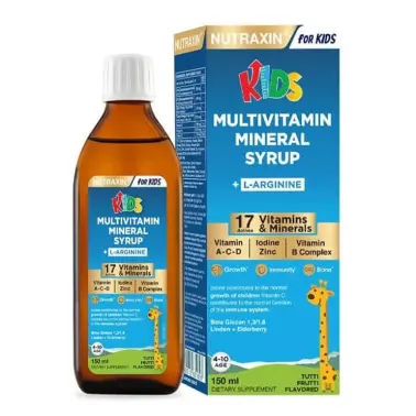 Nutraxin Kids Multivitamin Mineral Şurup 150 ml - 5
