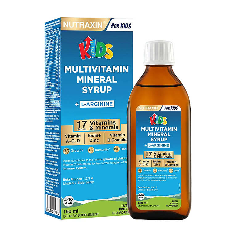 Nutraxin Kids Multivitamin Mineral Şurup 150 ml - 1