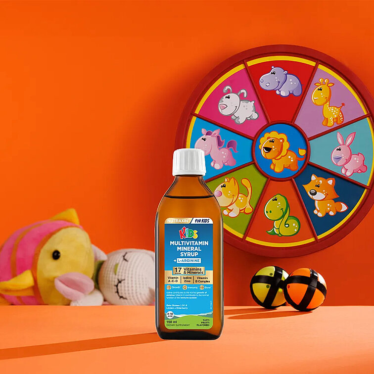 Nutraxin Kids Multivitamin Mineral Şurup 150 ml - 3