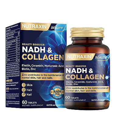 Nutraxin Nadh Collagen Collagen Takviye Edici Gıda 60 Tablet