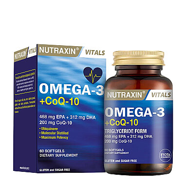 Nutraxin Omega-3+CoQ-10 60g