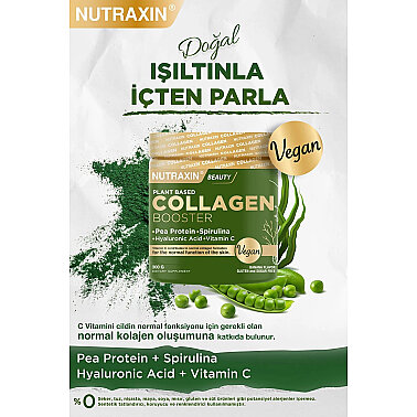 Nutraxin Vegan Collagen Booster 300 gr Toz - 4