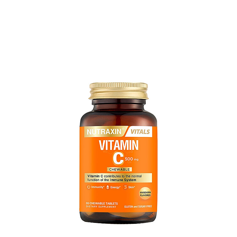 Nutraxin Vitamin C 500 mg 30 Çiğneme Tableti - 2