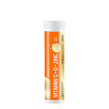Nutraxin Vitamin C D Zinc 15 Efervesan Tablet - İkili Kofre - 2