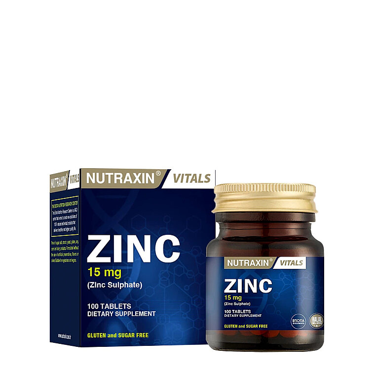 Nutraxin Zinc Sulphate 100 Tablet - 1