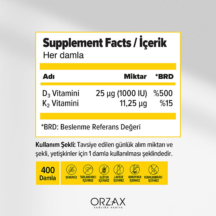 Ocean D3k2 Damla 20+20 Ml - İkincisi %50 İndirimli - 2