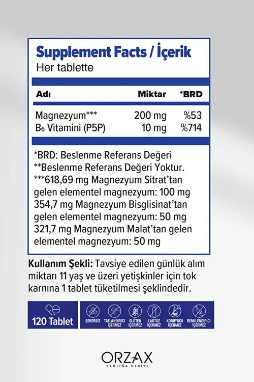 Ocean Extramag Üçlü Kombinasyon P5P 120 Tablet - 2