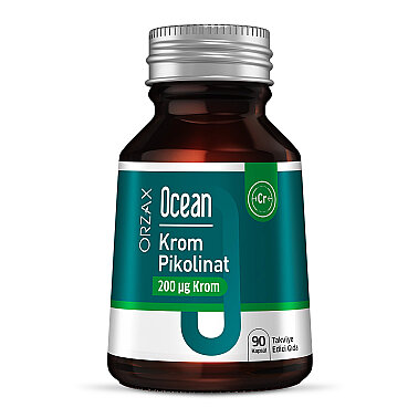 Orzax Ocean Krom Pikolinat 200 mcg 90 Kapsül